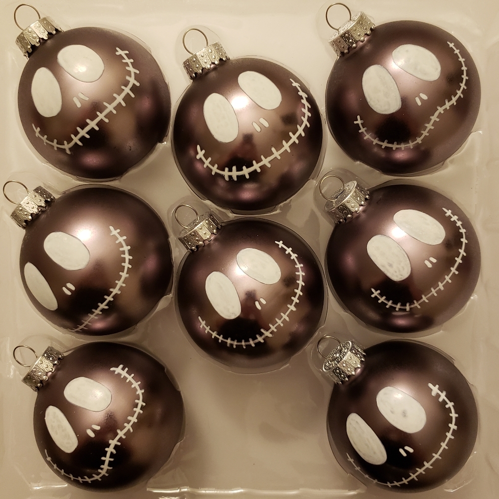 Jack Skellington Ornament Set Nightmare Christmas